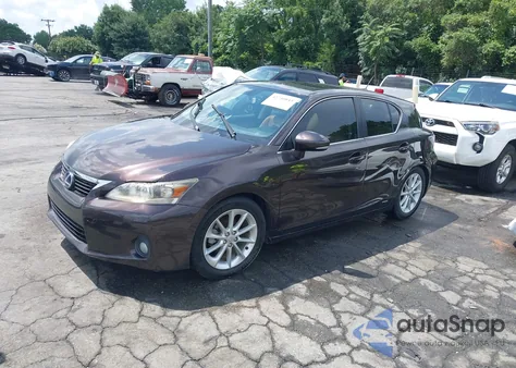2013 Lexus Ct 200H из США, поврежденный, VIN JTHKD5BH5D2129440